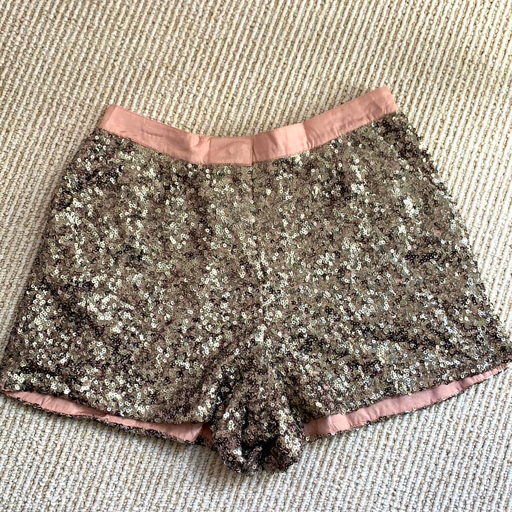 Johnnie B sequin shorts